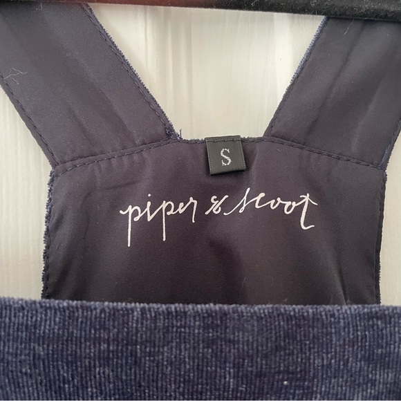 The Olivia Corduroy Dress in Indigo - Size Small - Picture 7 of 8